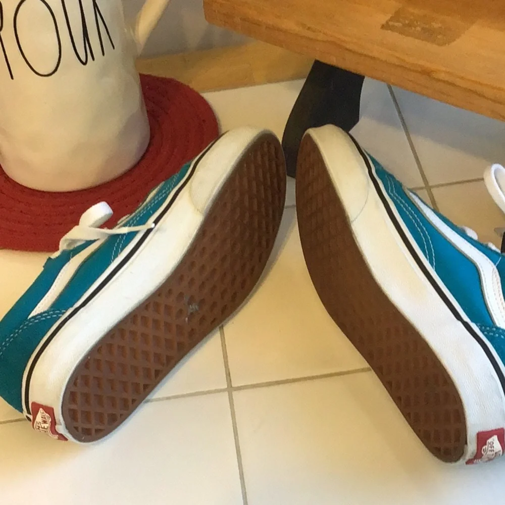 ‘Vans’ Old Skool Canvas/Suede Low Top Sneakers - Picture 5 of 8